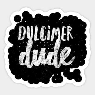 Dulcimer Dude Sticker